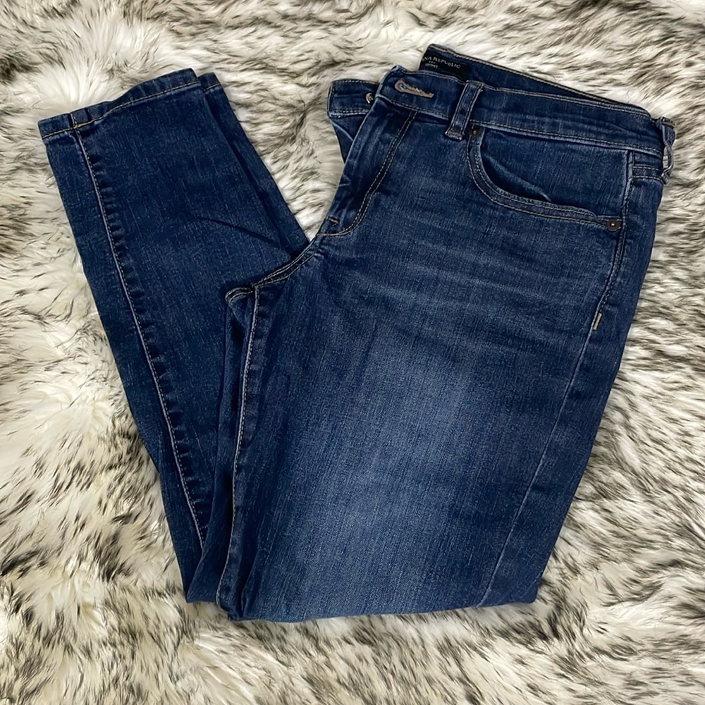 Banana republic skinny jeans, size 29/8